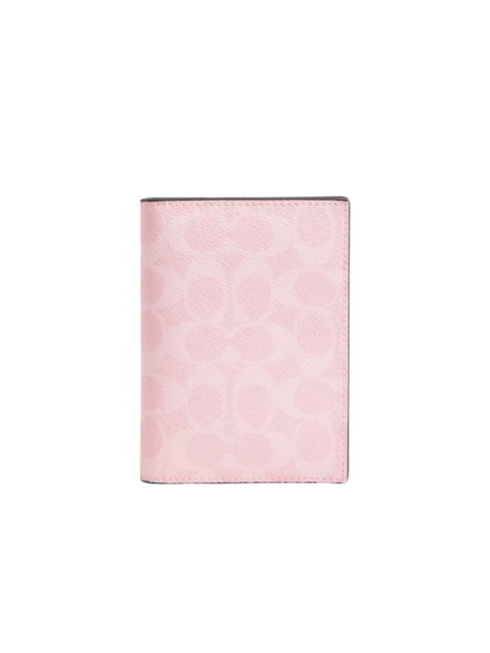 NWT Coach Signature Passport Card Case Powder Pink CW170